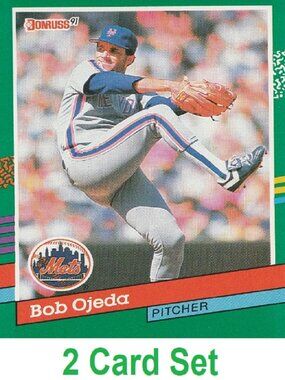 Bob Ojeda Baseball Card Collection